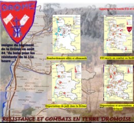 Cliquez la vignette pour agrandir victimes combattantes et civiles dans la Drôme